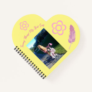 Funny Things My Kids Say Cute Spiral Notebook