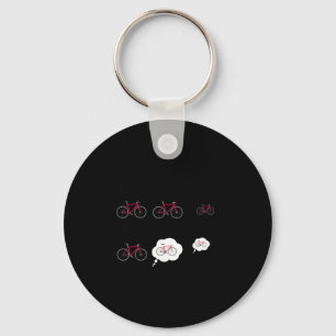 Funny Things Spare Time Bike Bicycle Keychain