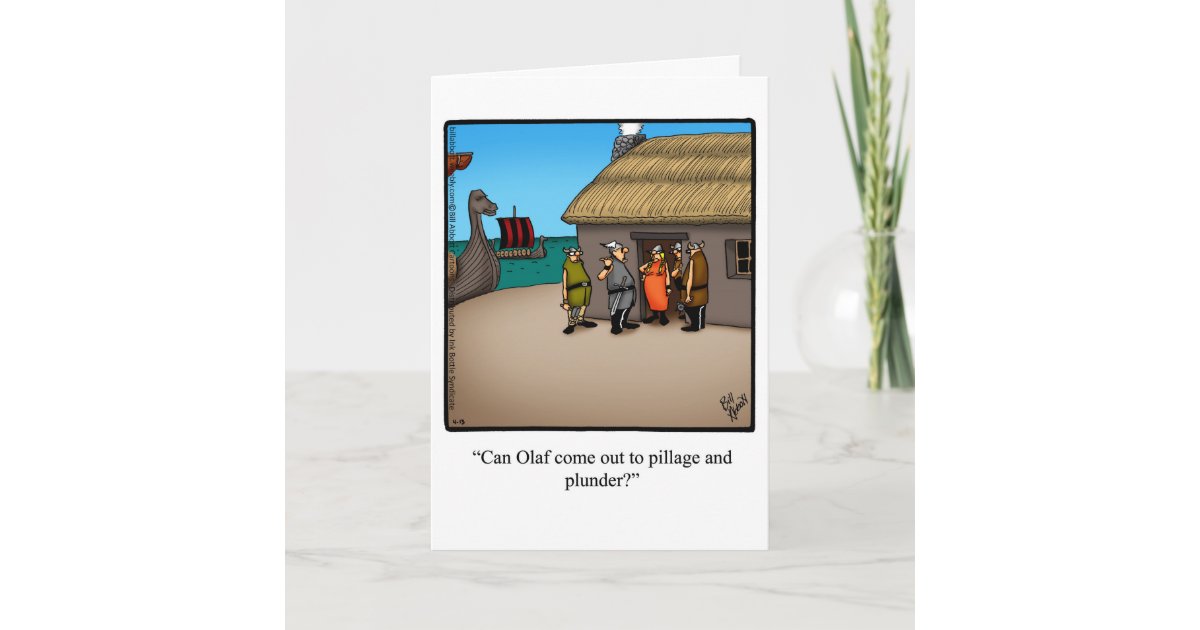 Funny Thinking Of You Humor Greeting Card  Zazzle.com