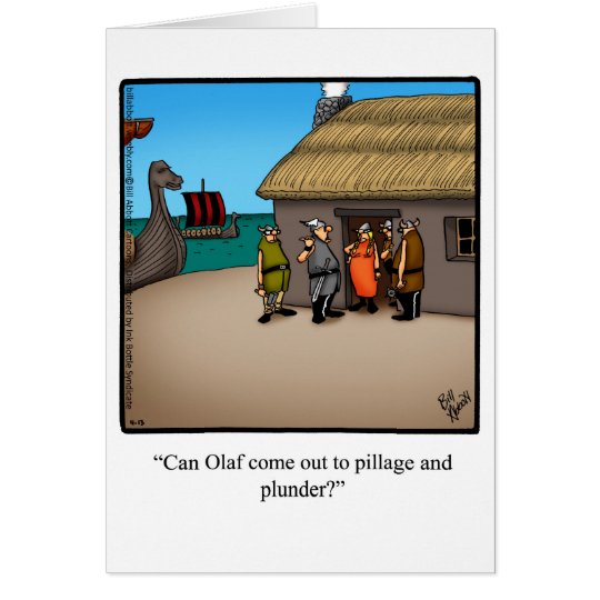 Funny Thinking Of You Humor Greeting Card | Zazzle