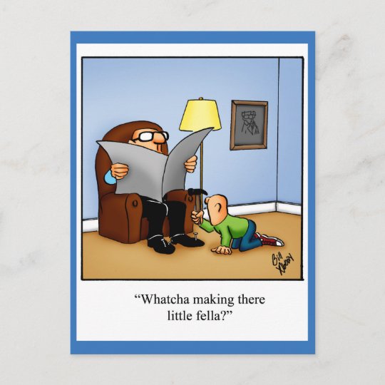 Funny Thinking of You Humor Postcard | Zazzle.com