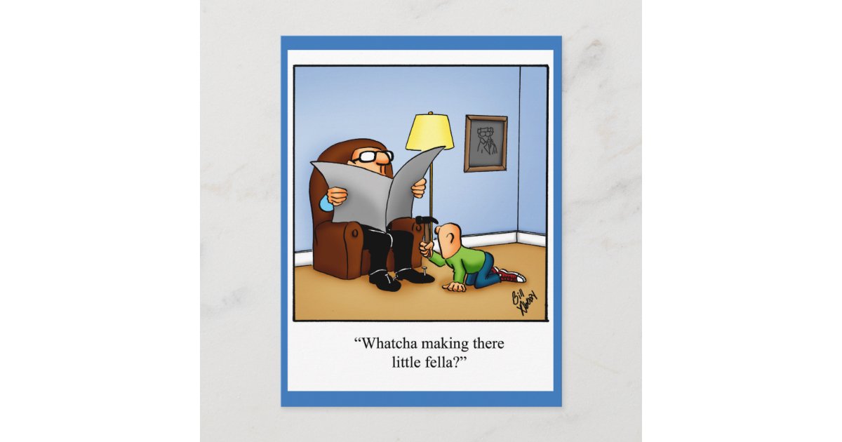 Funny Thinking of You Humor Postcard | Zazzle