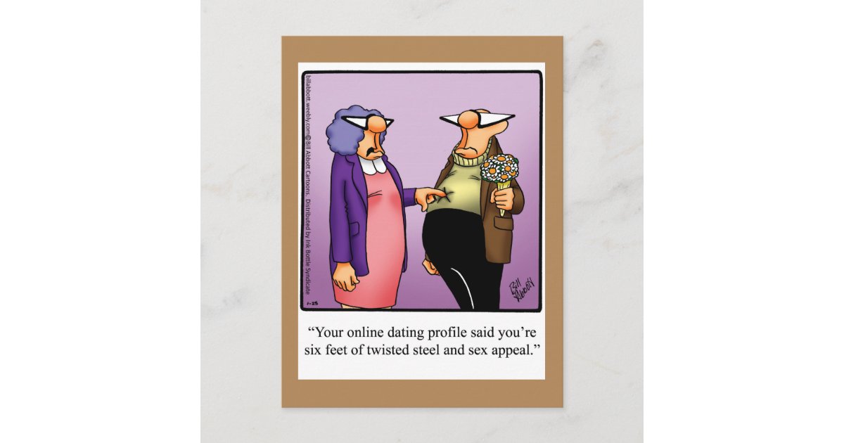 Funny Thinking of You Humor Postcard  Zazzle