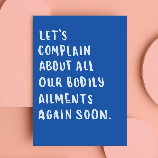 Funny Thinking of You  Letterpress Thank You Card (Creator Uploaded)