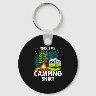 Funny this is camping for camper camping men women keychain