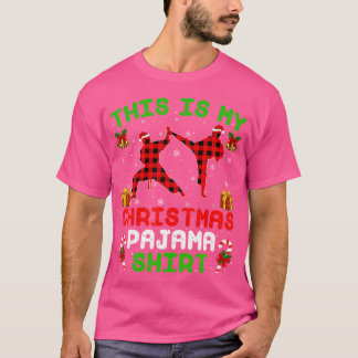 Funny This Is My Christmas Shirt Karate Christma