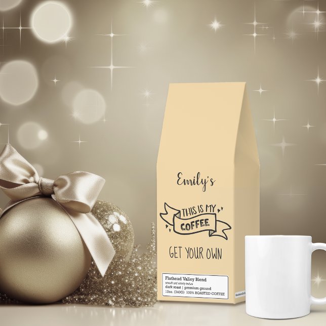 Funny This Is My Coffee Typography Custom (Creator Uploaded)