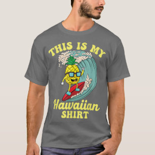 Funny This Is My Hawaiian Tiki Design Summer T-Shirt
