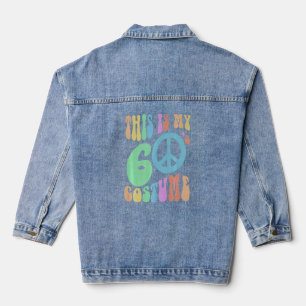 Funny THIS IS MY SIXTIES COSTUME Groovy 60's Spook Denim Jacket