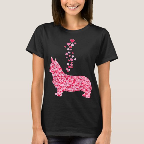 Funny This Is My Valentine Pajama Corgi Dog Lover  T_Shirt