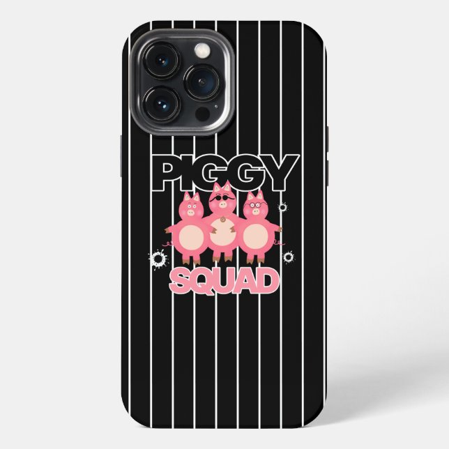 Funny three piggy  iphone case (Back)