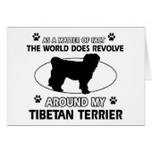 Funny tibetan terrier designs (Front Horizontal)