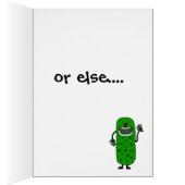 Funny Tickle Monster Cartoon Cards (Inside (Right))