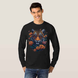 Funny Tiger and Sunglasses T-Shirt