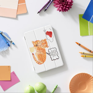 Funny Tiger & Bunny Dilemma – Cute Animal Comic De iPad Mini Cover