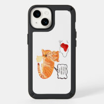 Funny Tiger & Bunny Dilemma – Cute Animal Comic De Speck iPhone 14 Case