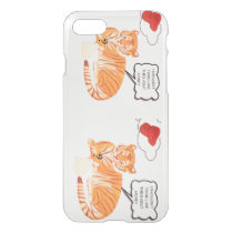 Funny Tiger & Bunny Dilemma – Cute Animal Comic De iPhone SE/8/7 Case