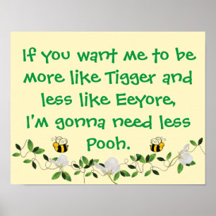 Funny Tigger and Pooh Sign