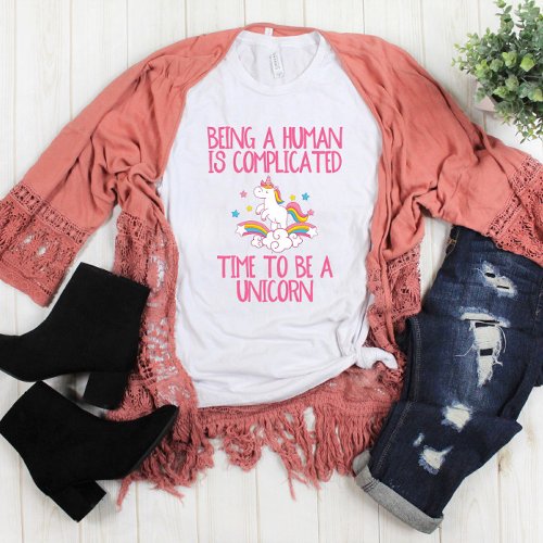 Funny Time to Be a Unicorn T_Shirt