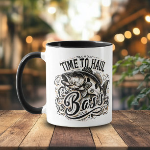 Funny Time to Haul Bass Fishing Mug