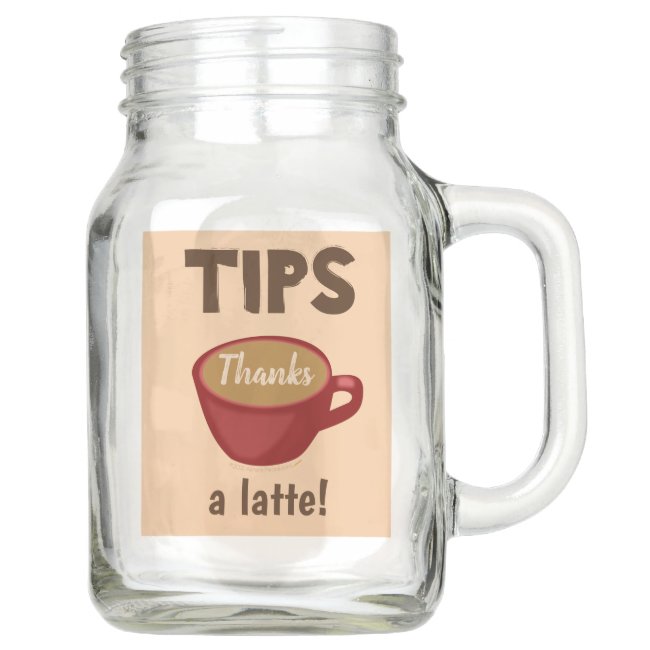Funny Tip Jar for Barista Restaurant Coffee Shop
