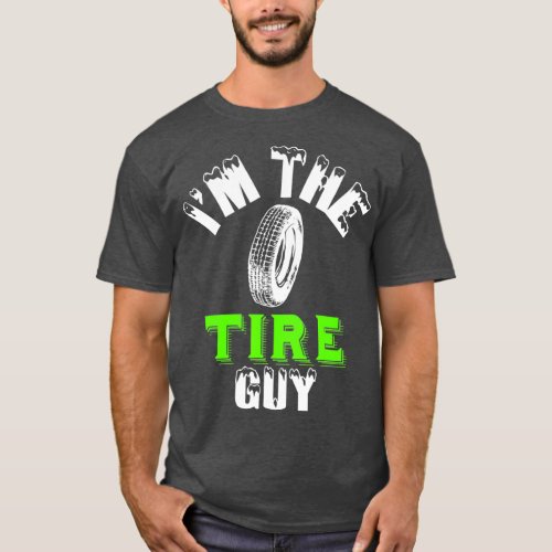 Funny Tire Guy  Fix Cars Wheel nuts Bolts Dad T_Shirt