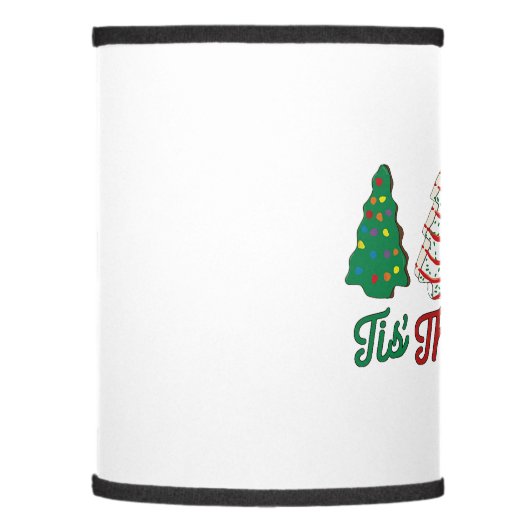Funny Tis The Season Christmas Tree Cakes Debbie X Lamp Shade (Left)