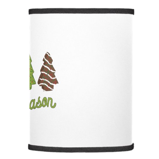 Funny Tis The Season Christmas Tree Cakes Debbie X Lamp Shade (Right)