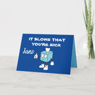 FUNNY TISSUE BOX CARD