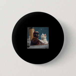 Funny Titanic Movie Cat Meme Rms Cruise Ship Men W Button