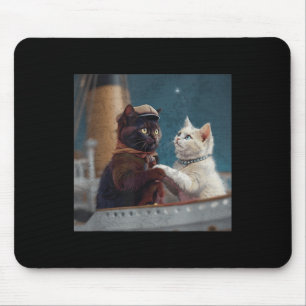 Funny Titanic Movie Cat Meme Rms Cruise Ship Men W Mouse Pad