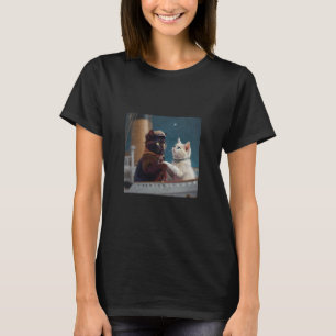 Funny Titanic Movie Cat Meme Rms Cruise Ship Men W T-Shirt