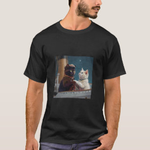 Funny Titanic Movie Cat Meme Rms Cruise Ship Men W T-Shirt