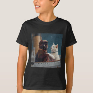 Funny Titanic Movie Cat Meme Rms Cruise Ship Men W T-Shirt