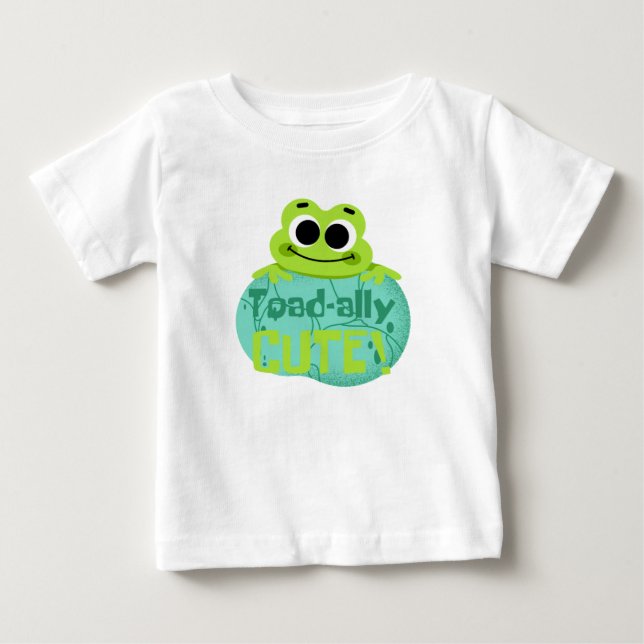 Funny "Toad-ally Cute" Frog Illustration shirt (Front)