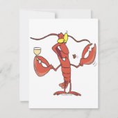funny toasting lobster cartoon (Front)