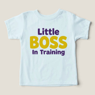 Funny Toddler Boss Cute Infant Phrase T-shirt
