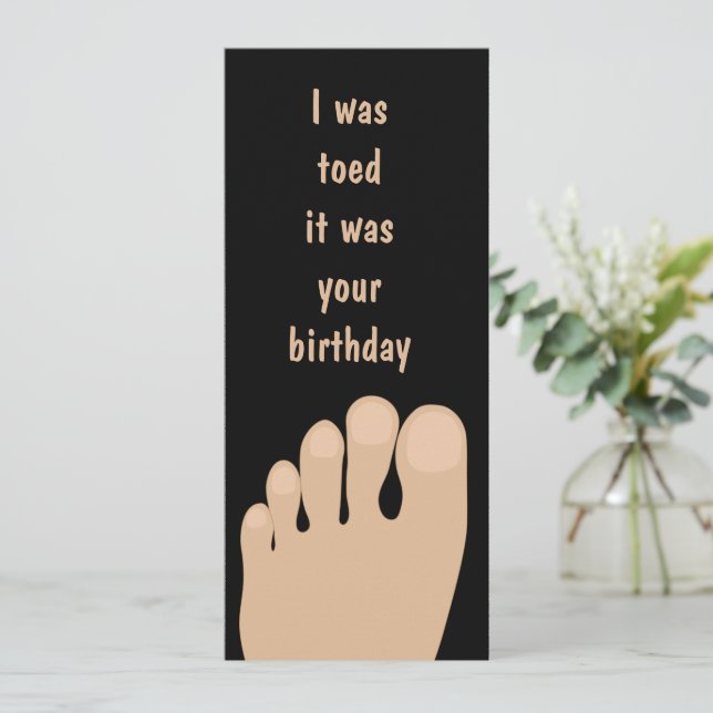Funny Birthday Greeting Card W/ Envelope (1 Card) Birthday John