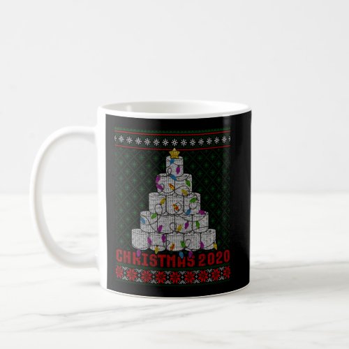 Funny Toilet Paper Christmas Tree 2020 Ugly Xmas S Coffee Mug