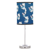 Funny Toilet Shark Blue Lamp (Back)