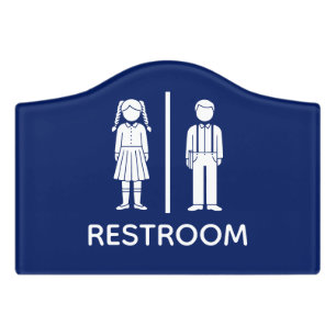 Funny Toilet Sign School Children Restroom Sign