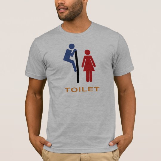 Funny Toilet Sign T-Shirt