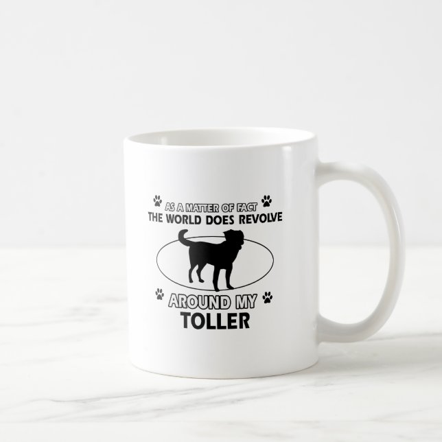 Funny toller designs coffee mug (Right)