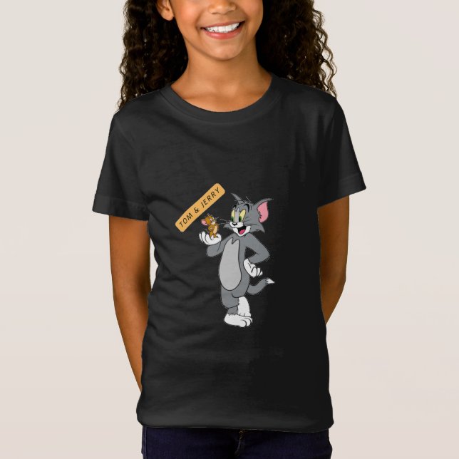 Funny Tom and Jerry.  T-Shirt (Front)