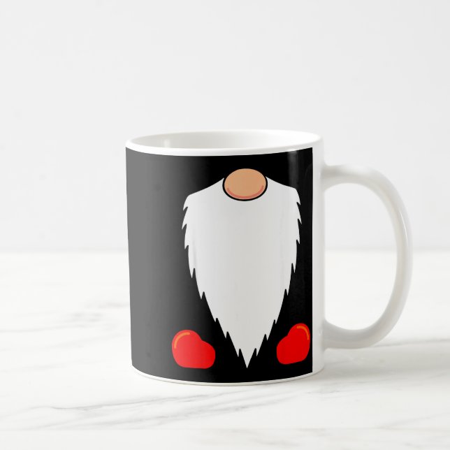 Funny Tomte Swedish Gnome Beard Christmas Yule Nis Coffee Mug (Right)