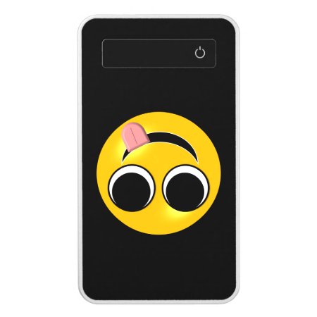 Funny Tongue Emoji Power Bank
