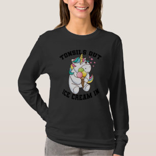 Funny Tonsil Surgery  For Tonsillectomy Unicorn Gi T-Shirt