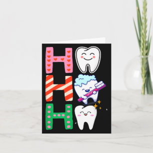 Funny Tooth Christmas Dentist Xmas Dental Istant H Card