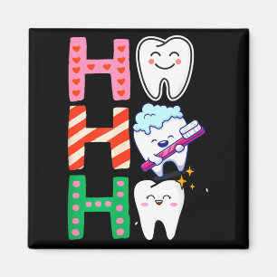 Funny Tooth Christmas Dentist Xmas Dental Istant H Magnet