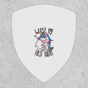 Funny Tooth Fairy - Cute Unicorn I Lost My First T Patch